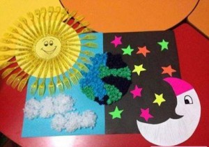 day and night craft idea for kindergarten (2)