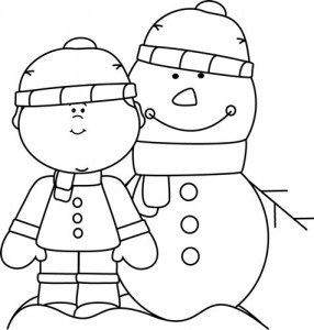 free printable snowman coloring page (1)