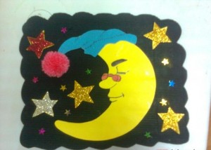 moon craft idea for kids