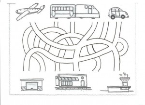 transportation maze worksheet for kids (1)