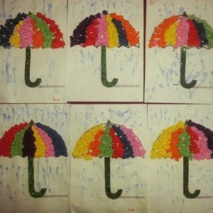 umbrella craft idea for kids (1)