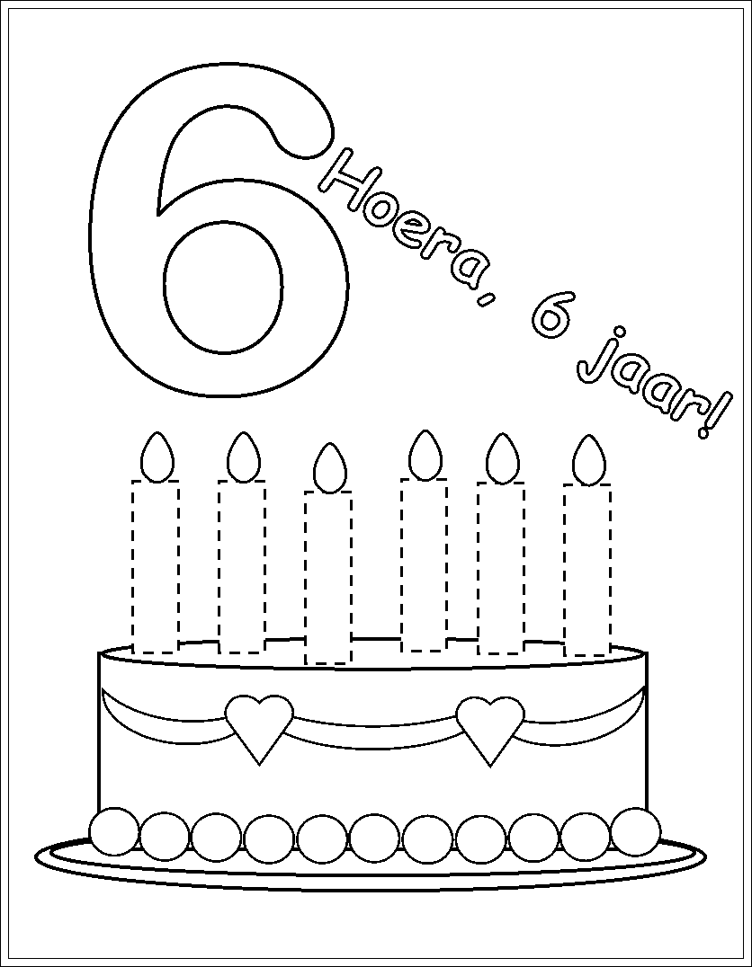Fonkelnieuw birthday cake number card (1) | Crafts and Worksheets for MM-46