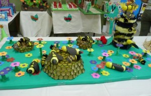 bottle cap bee craft