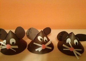 cone shaped mouse craft