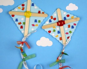 popsicle kite craft