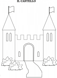 castle trace line worksheet