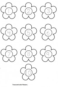 flower worksheet