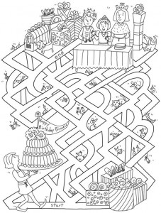 maze worksheet for kids