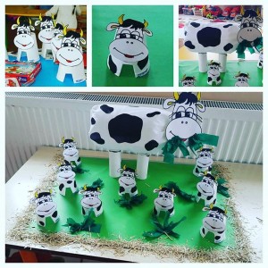 paper cup cow craft (1)