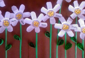 paper cup flower craft