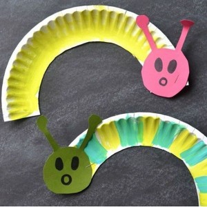 paper plate caterpillar craft (2)