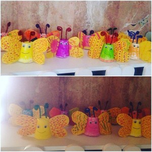 toilet paper roll butterfly craft