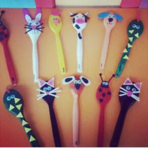 wooden spoon animals craft idea (1)