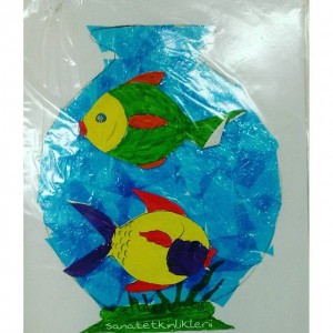 Aquarium craft idea for kids (1)