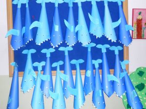 cone-shaped-shark-craft-idea