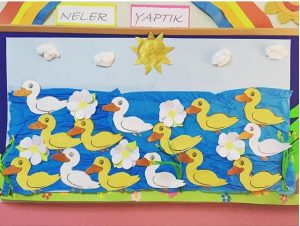 duck bulletin board idea for kids