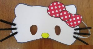 hello kitty mask craft idea