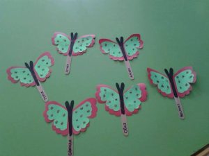 popsicle stick butterfly craft idea