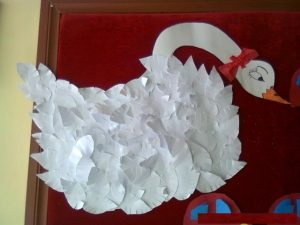 swan craft idea for kids