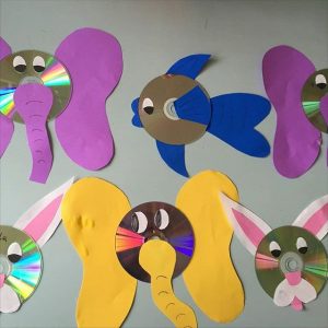 cd animals craft idea