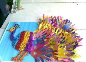 peacock craft idea for kids