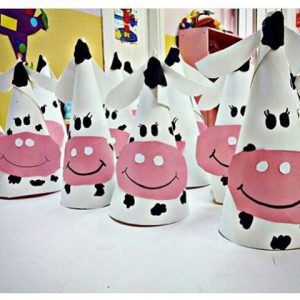 cone shaped cow craft