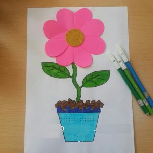 flower craft idea for spring