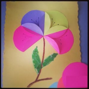 free flower craft idea for kids