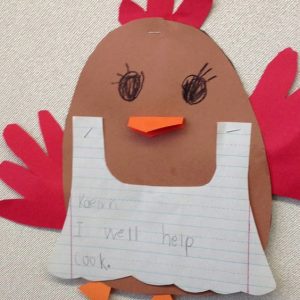 hen craft idea for preschoolers