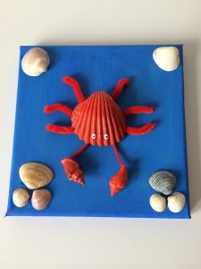 sea shell crab craft