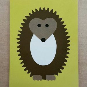 hedgehog craft idea for kids (3)