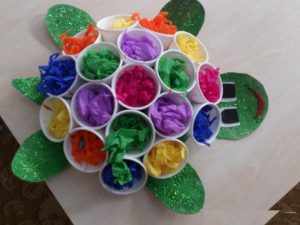 paper cup turtle craft idea