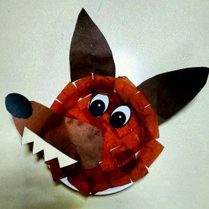 paperplate wolf craft idea for kids (1)