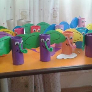 toilet paper roll elephant craft