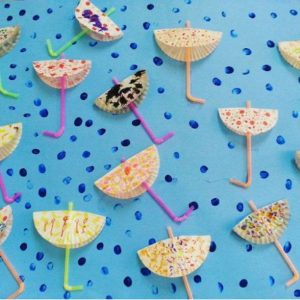 cupcake-liner-umbrella-craft