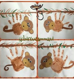 handprint-monkey-craft-idea-for-kids