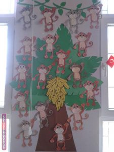 monkey-bulletin-board-idea-for-kids