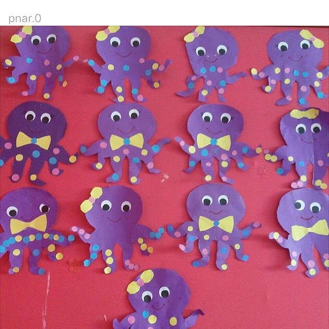 octopus craft idea for kindergarten
