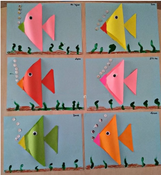triangle fish craft